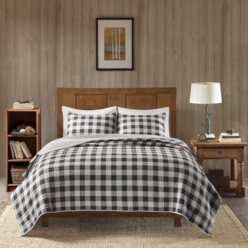 Woolrich 3pc Buffalo Check Oversized Quilt Mini Set