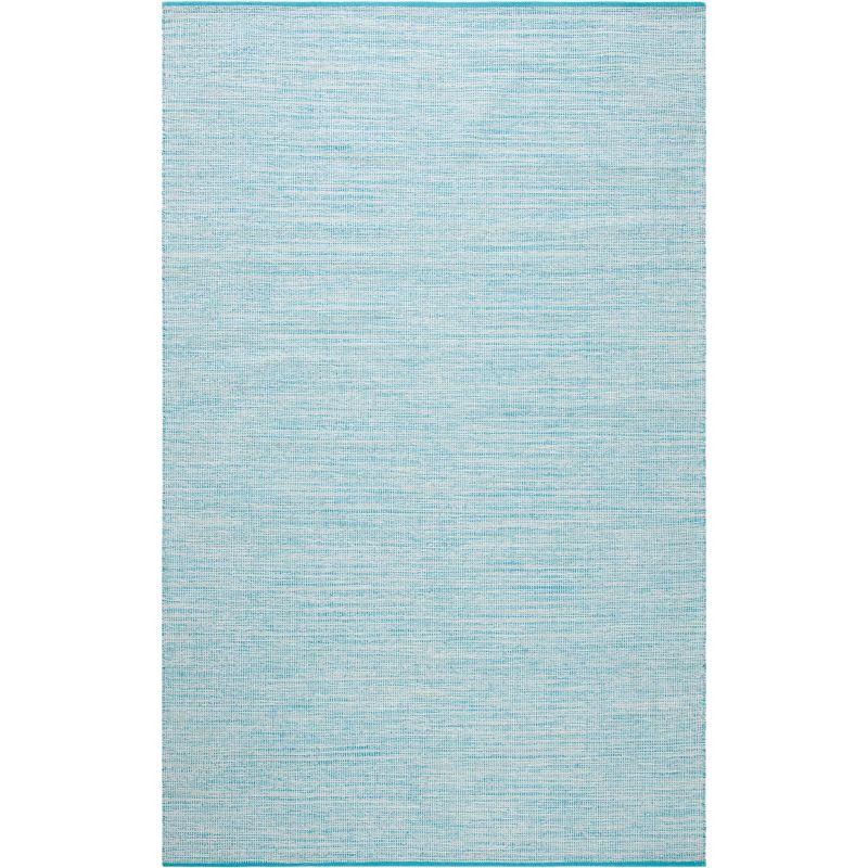 Montauk MTK250 Hand Woven, Flat Weave Indoor Accent Rug - Aqua/Blue - 4'x6' - Safavieh