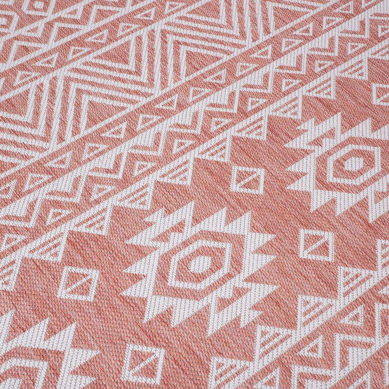 Terra Geometric Flat Woven Indoor/Outdoor Area Rug