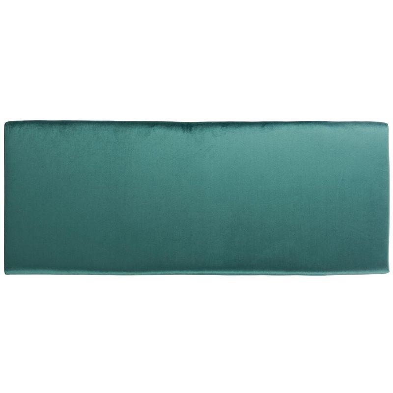 Emerald Velvet & Liquid Gold 46" Transitional Rectangular Bench