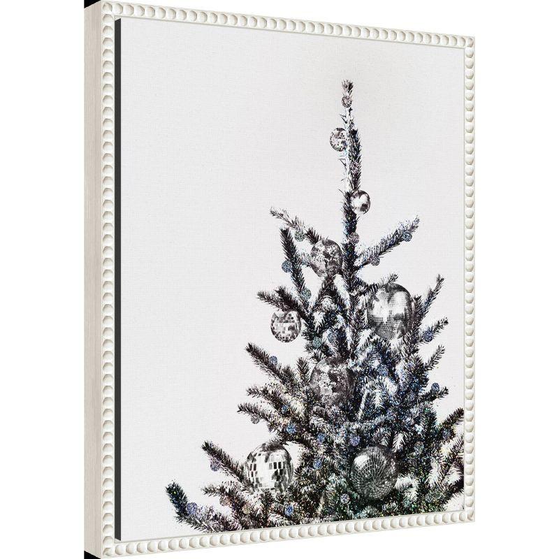 Amanti Art 16"x20" Disco Christmas Tree I by Victoria Barnes Framed Canvas Wall Art Print