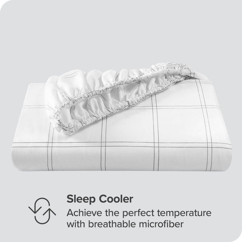 Bare Home Microfiber Fitted Sheet