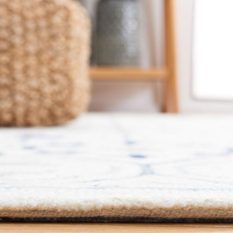 Micro-Loop MLP381 Hand Tufted Indoor Area Rug - Ivory/Sage - 8'x10' - Safavieh