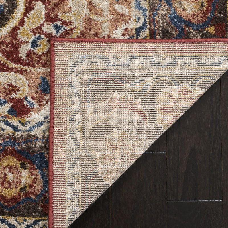 Bijar BIJ648 Power Loomed Area Rug Brown / Rust 4' X 6' - Safavieh.
