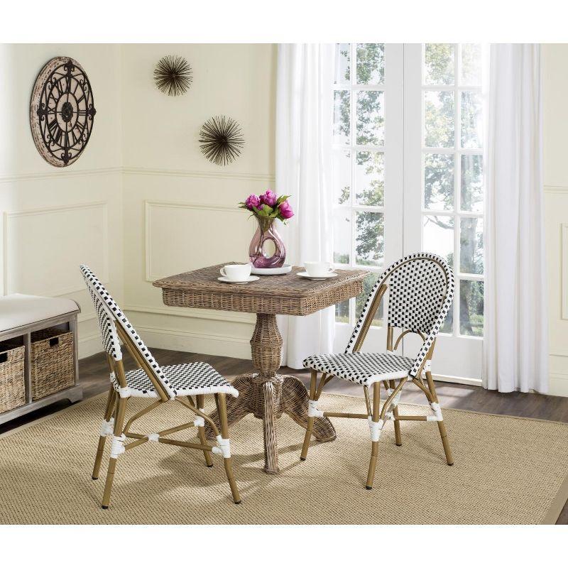 Casidy Polyethylene (PE) Wicker Wicker Outdoor Dining Side Chair