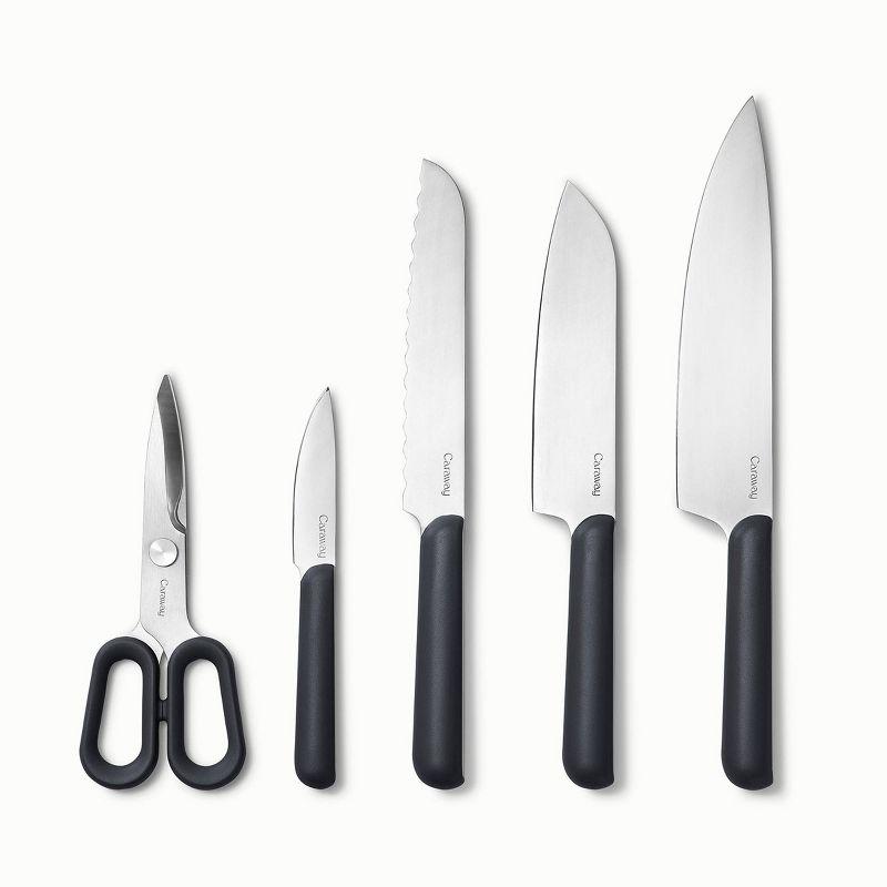 Scandinavian Matte Black and Light Wood 14-Piece Prep Set