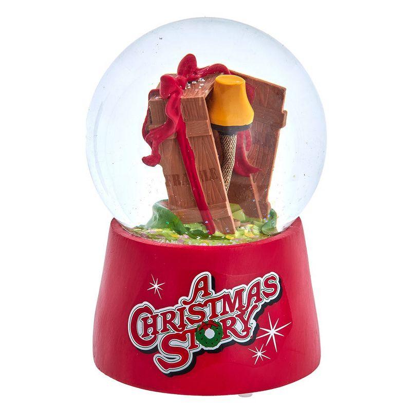 Red Musical Leg Lamp Christmas Story Water Globe