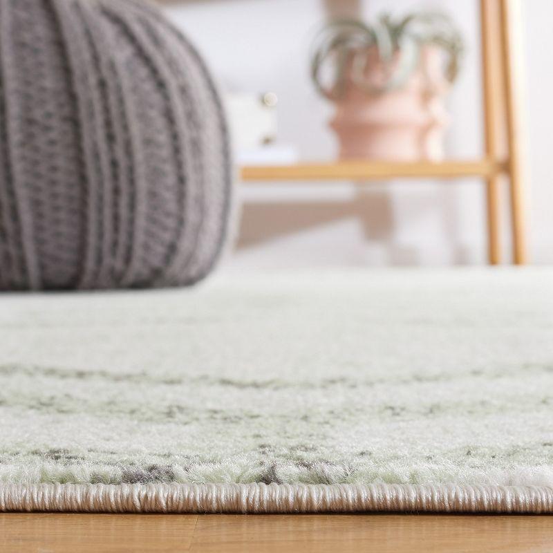 Adirondack ADR253 Machine Made Indoor Area Rug - Ivory/Sage - 6'x9' - Safavieh