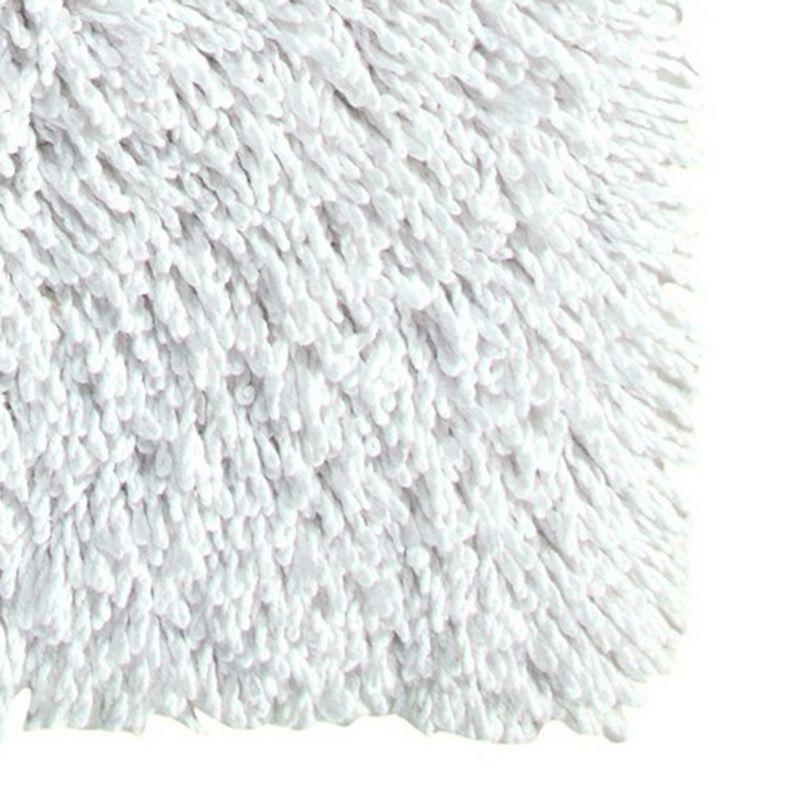 Knightsbridge Melbourne 220 GSF Non Skid Back Bath Rug 17 x 24 - White