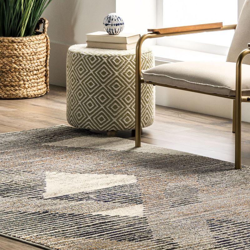 Nuloom Adrienne Durable Abstract Contemporary Indoor Area Rug