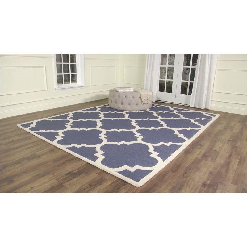 Cambridge CAM140 Tufted Indoor Area Rug - Ivory/Beige - 6'x9' - Safavieh