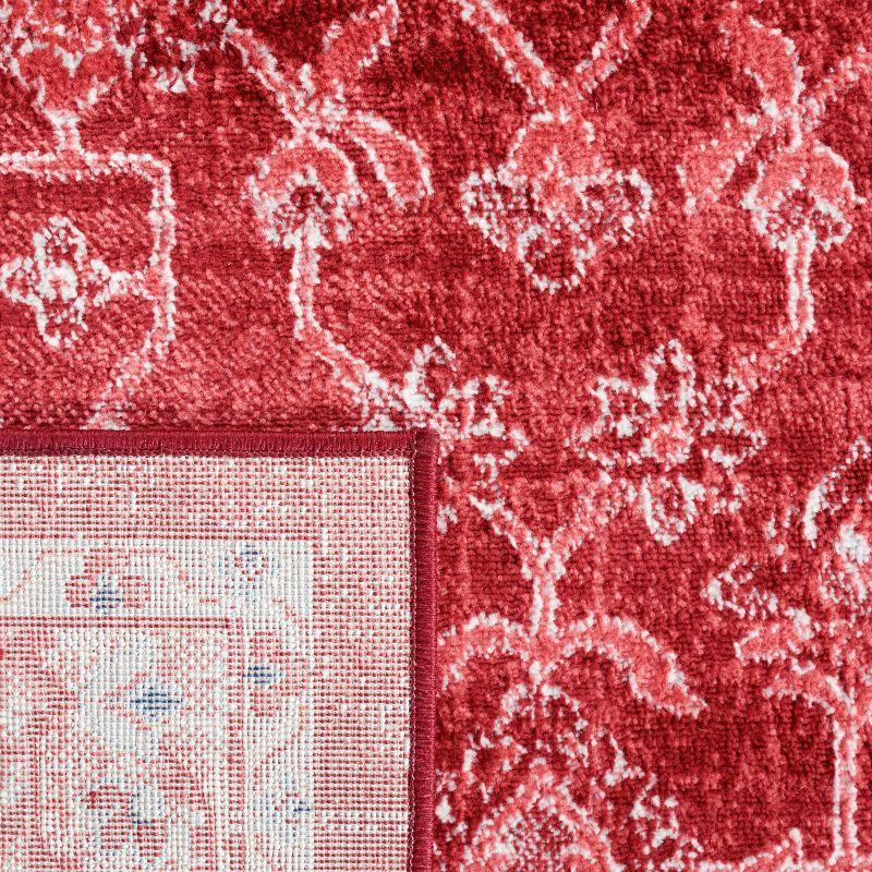 Brentwood BNT853 Power Loomed Indoor Area Rug - Blue/Red - 6'7"x6'7" - Safavieh