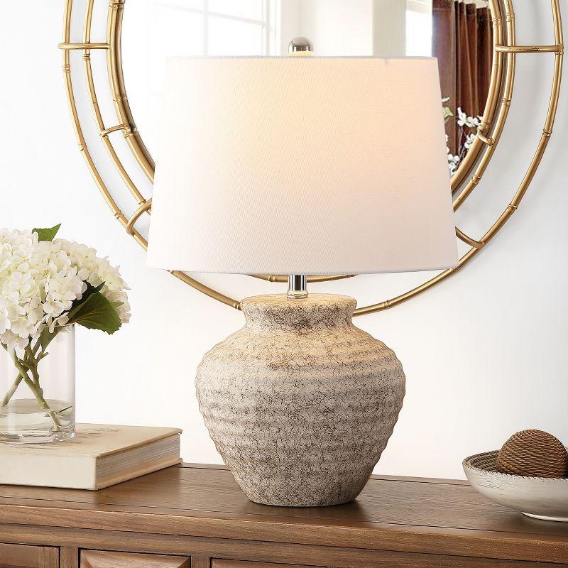 Ledger Table Lamp - 22.5 Inch Height - TBL4352 - Light Grey - Safavieh