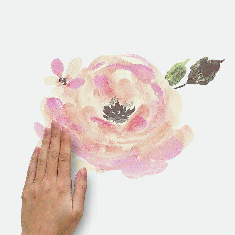 Floral Blooms Peel and Stick Wall Decal - RoomMates: Transformative Botanical Vinyl Decor, Easy to Reposition