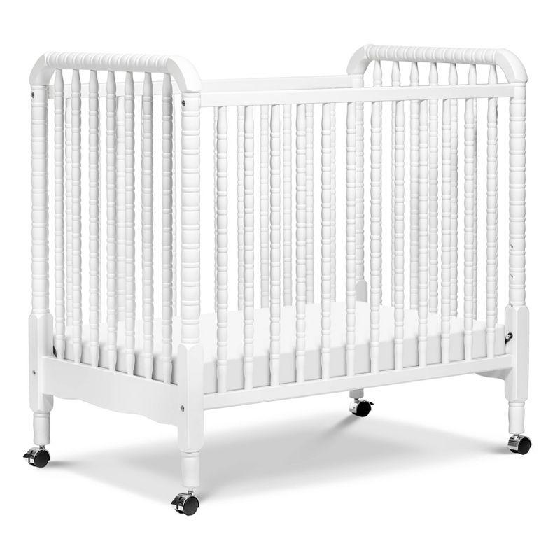 White Pine 3-in-1 Convertible Mini Crib with Wheels