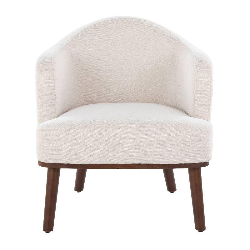 Ahoy Accent Chair Walnut/Cream - LumiSource