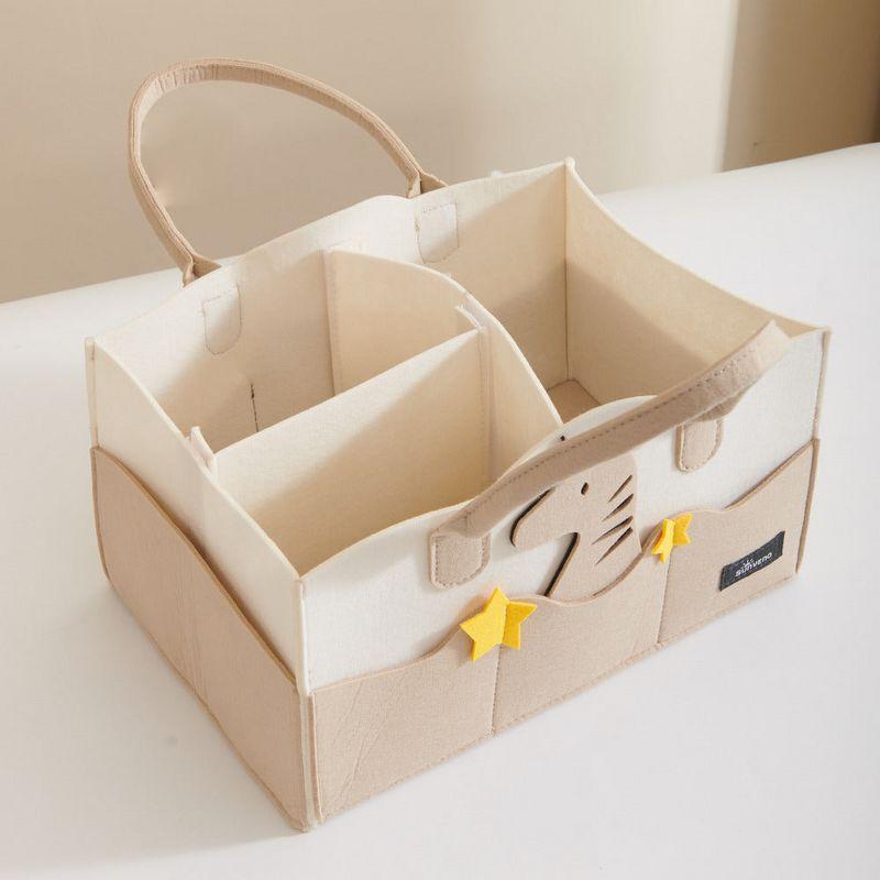 Sunveno Baby Diaper Caddy Nursery Storage