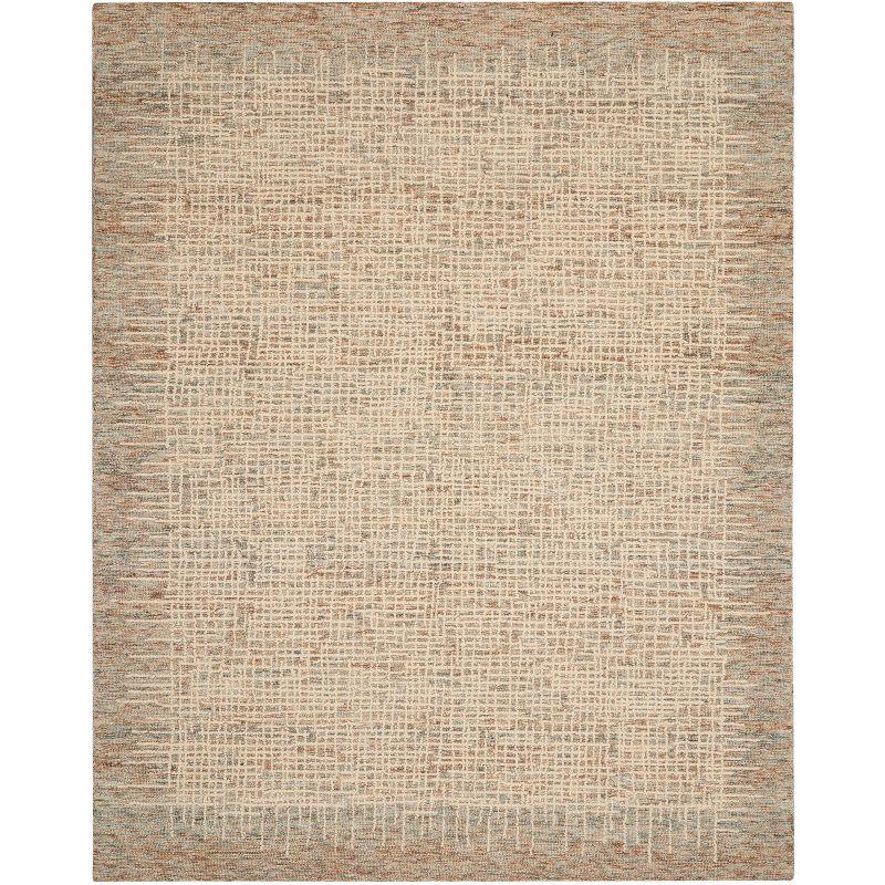 Nourison Vail Rustic Texture Indoor Area Rug Beige/Multi 7'9" x 9'9"