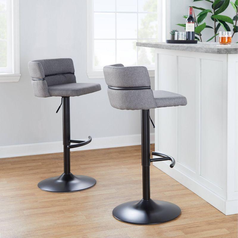 Set of 2 Adjustable Barstools - LumiSource