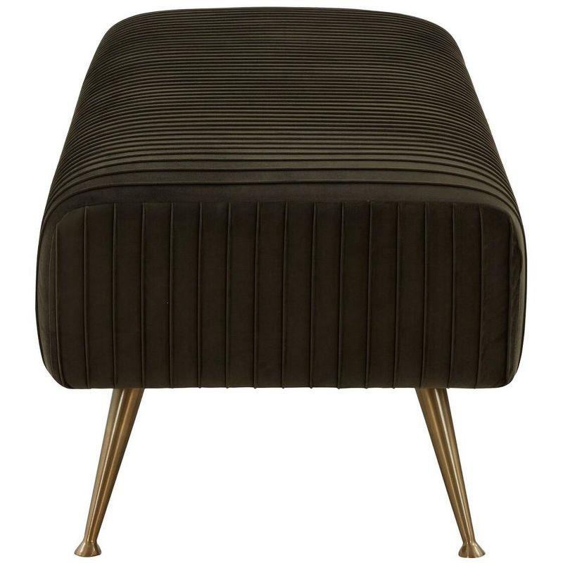 Salome Upholstered Bench - Shale Gray - Safavieh
