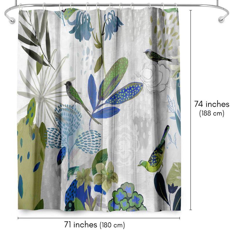 The Twillery Co.® Floral Shower Curtain Where the Passion Flower Grows by PI Creative Art