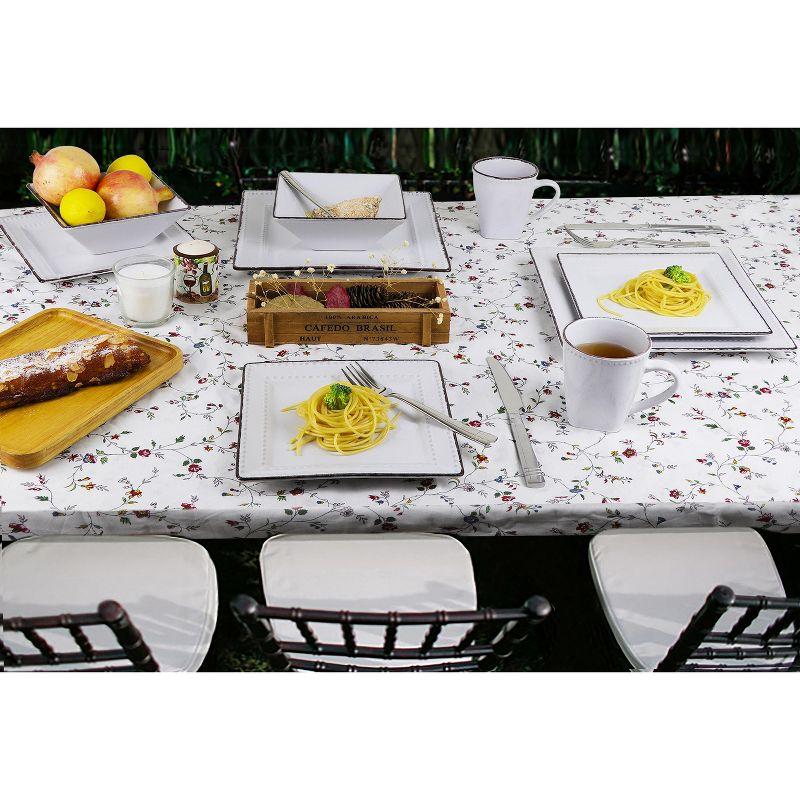 16 Piece Stoneware Dinnerware Set - Service for 4