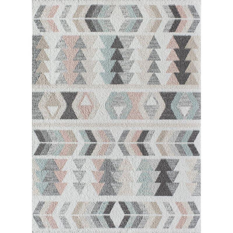 Rugs America Mika Geometric Contemporary Area Rug