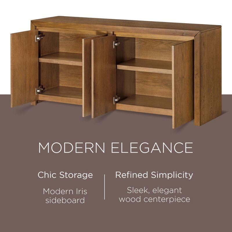 Maven Lane Iris Contemporary Wooden Sideboard