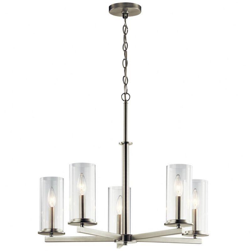 Kichler Lighting Crosby 5 - Light Chandelier in  Brushed Nickel