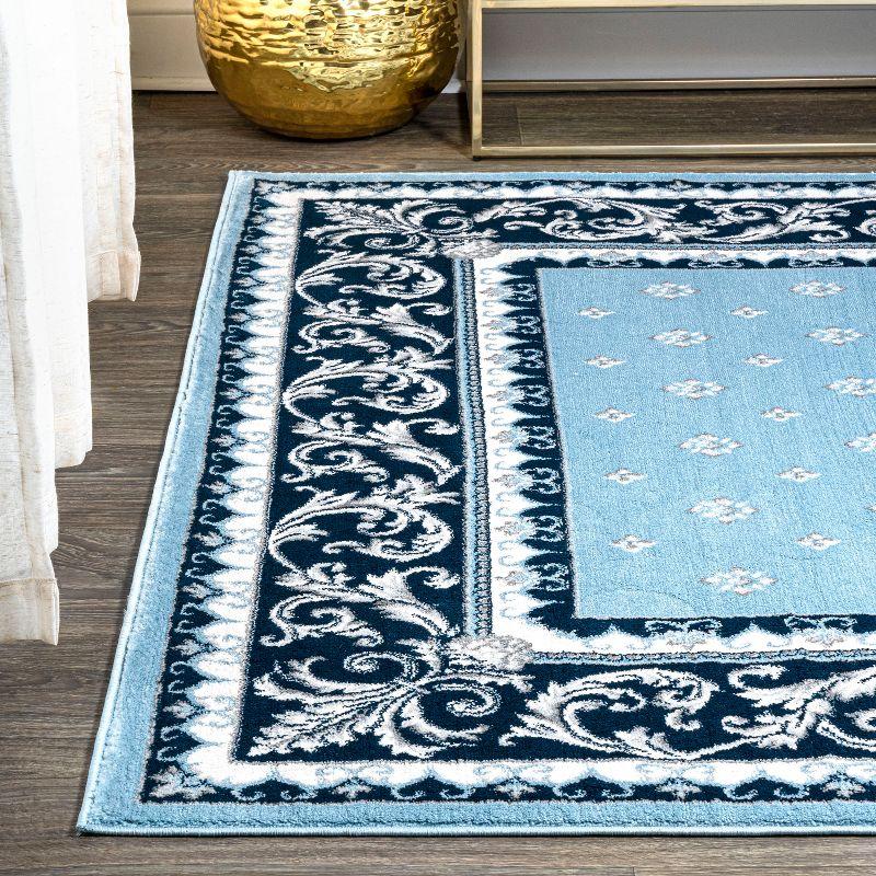 Acanthus French Border Area Rug - JONATHAN Y