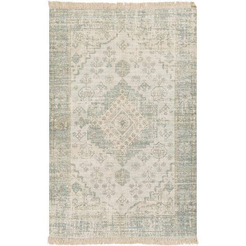 Hauteloom Adamstown Sage&Peach Cotton Rug