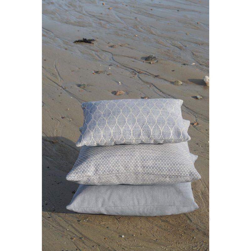 Summer Flora Indigo Indoor Outdoor Pillow 24x24