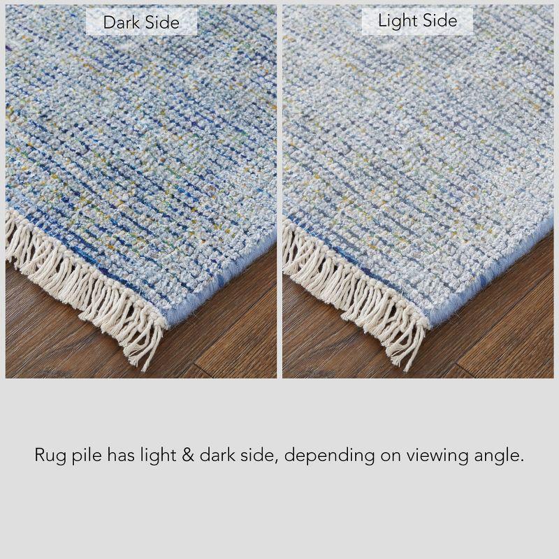 Caldwell Transitional Distressed Blue/Gray Area Rug