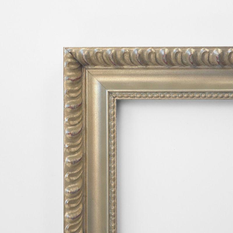 Antiqued Gold Wood Transitional Wall Picture Frame