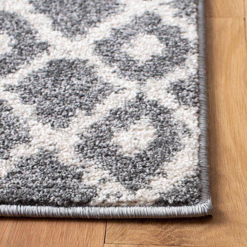 Mercer MRE414 Power Loomed Area Rug - Grey/Cream - 8'x10' - Safavieh.