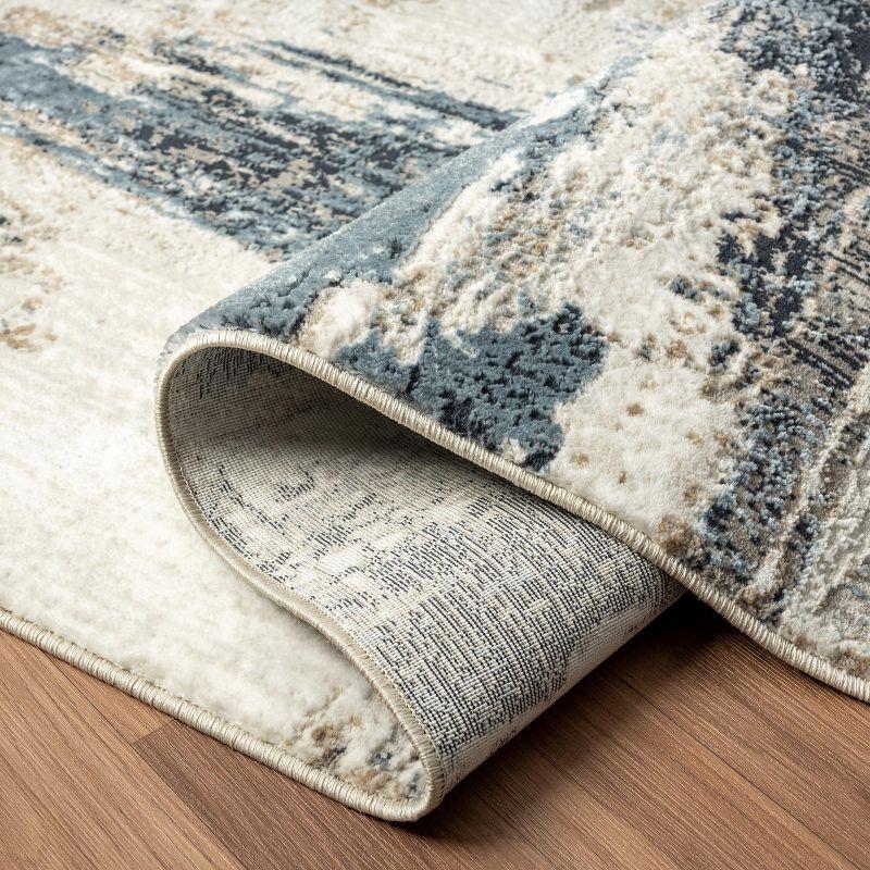 Luxe Weavers Distressed Abstract Area Rug