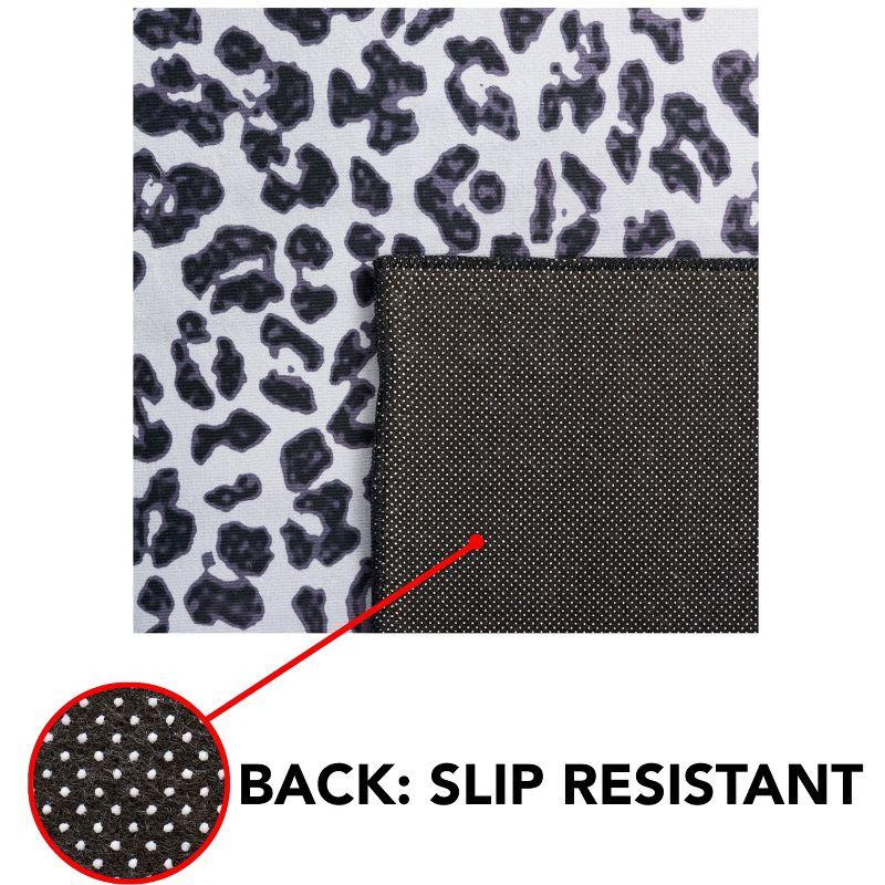 Faux Hide FAH505 Power Loomed Machine Washable Indoor Area Rug - Ivory/Black - 5'x8' - Safavieh