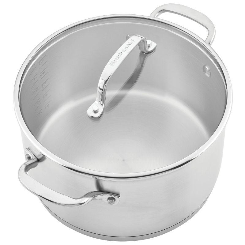 3-Ply Stainless Steel and Aluminum Non-Stick Cookware Set