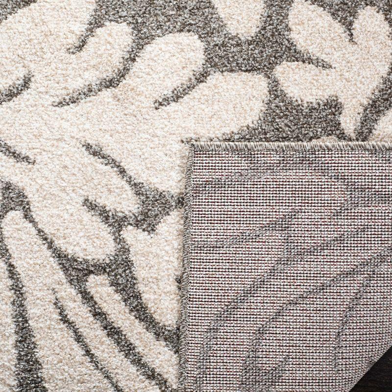 Amherst AMT425 Power Loomed Indoor Accent Rug - Dark Grey/Beige - 3'x5' - Safavieh