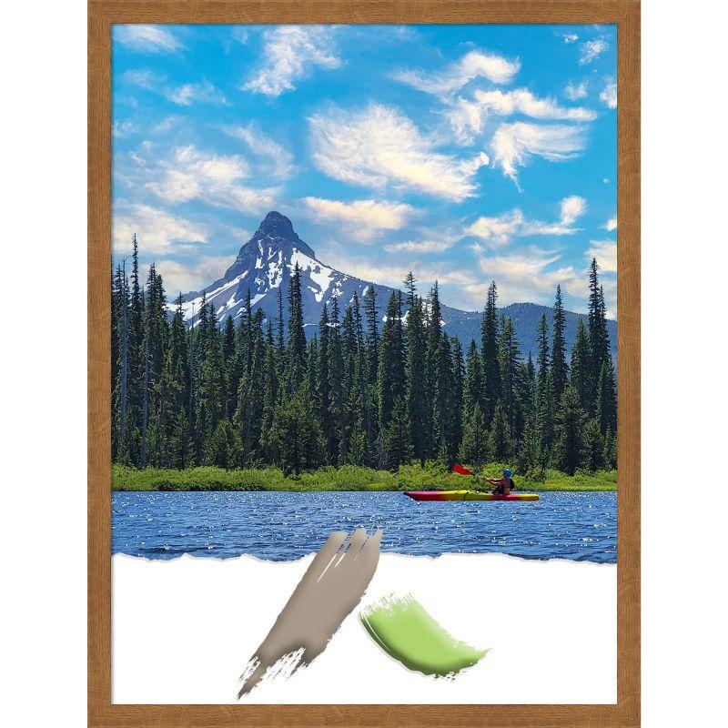 Amanti Art Carlisle Blonde Narrow Wood Picture Frame Opening Size 18x24 in.