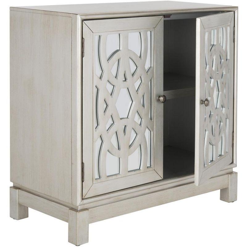 Ashlynn 2 Door Chest - Silver - Safavieh.