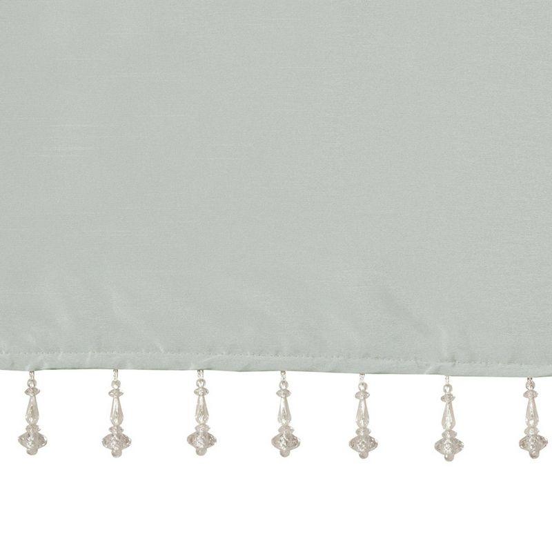 Emilia Lightweight Faux Silk Valance with Beads