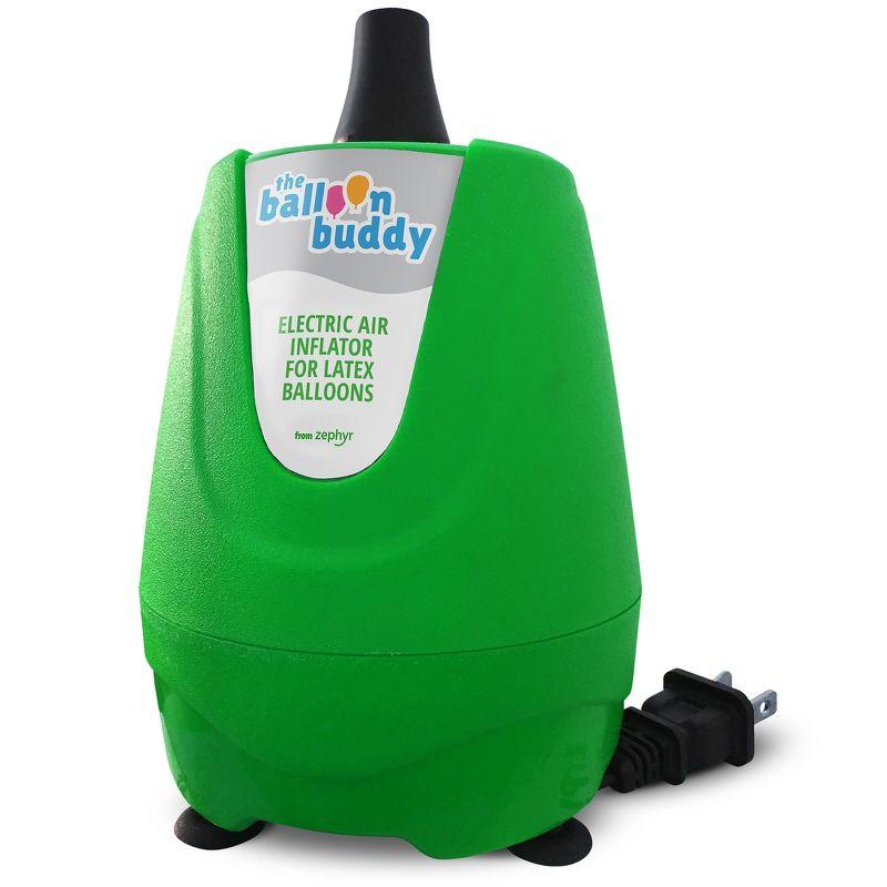 Compact Green Electric Air Inflator for Latex Balloons