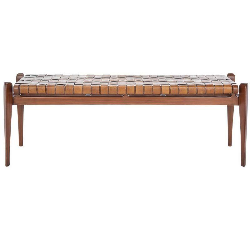 Kenan Genuine Leather Bench