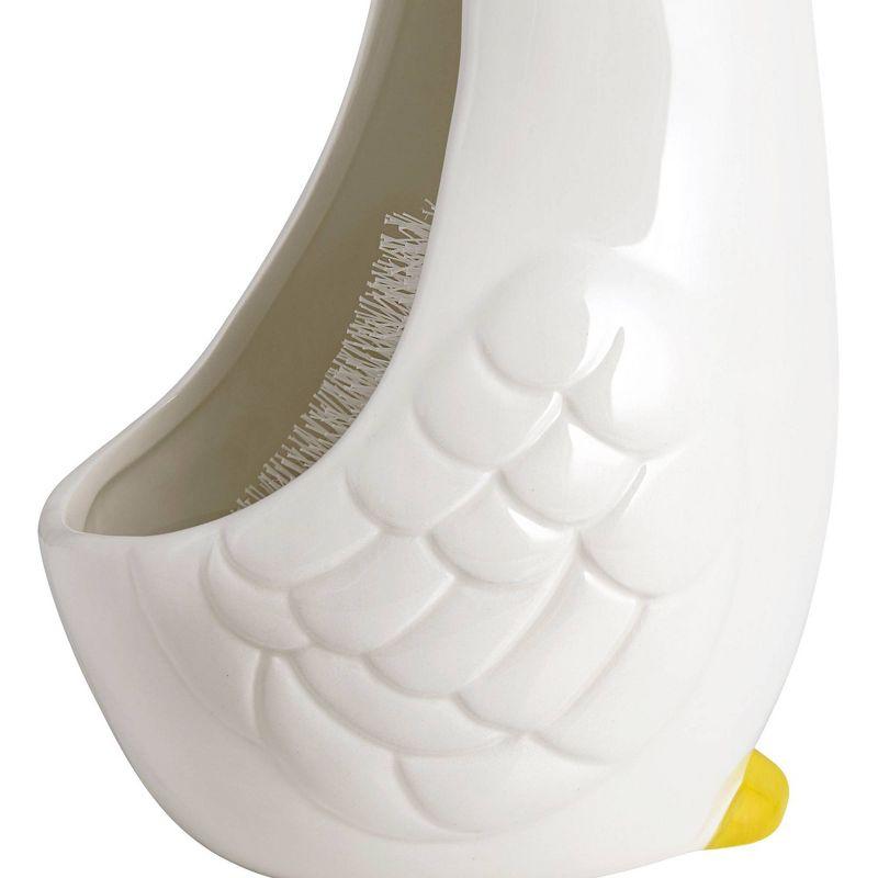 Allure Home Creations Duck Ceramic Toilet Brush And Holder by Allure Home Creation