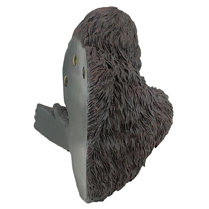 Design Toscano Bigfoot, The Bashful Yeti Tree Sculpture - Multicolored