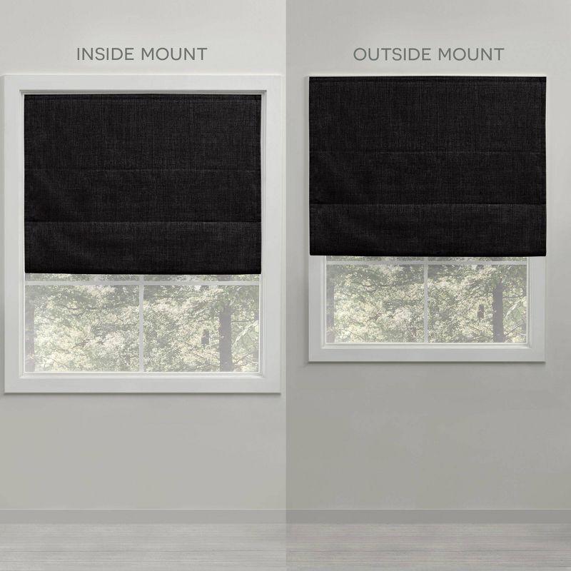 Amalgamated Textiles Exclusive Home Acadia 100% Blackout Roman Shade