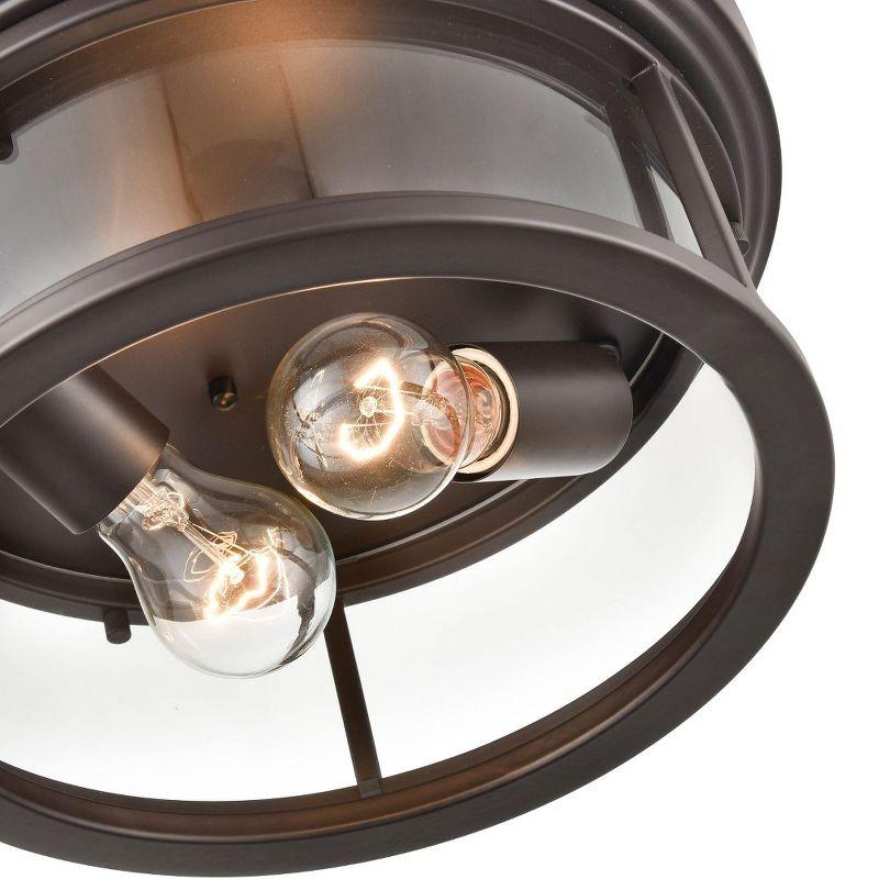 Millennium Lighting Bresley 2 - Bulb Outdoor Flush Mount
