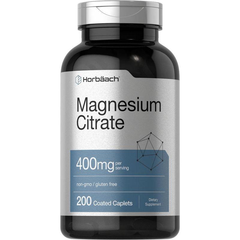 Horbaach Magnesium Citrate 400mg | 200 Caplets