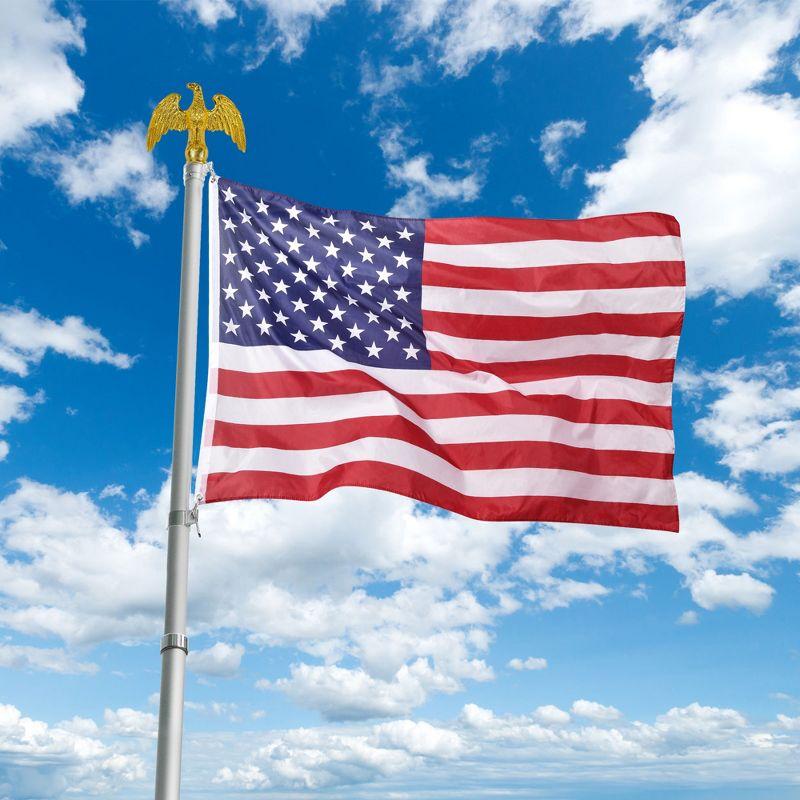 Yescom 2 Pcs 4x6 Ft US Flag Fade Resistance